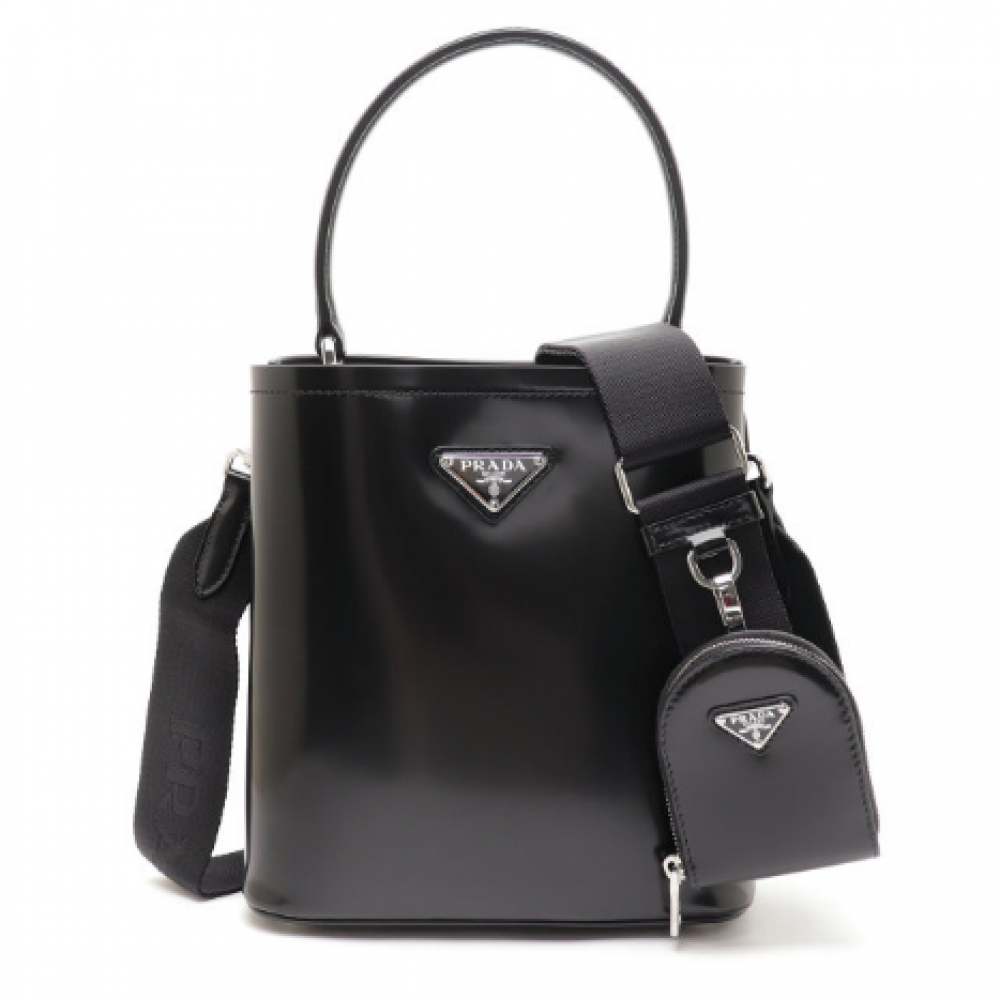 Prada glossy bucket bag 1BA319Panier handbag